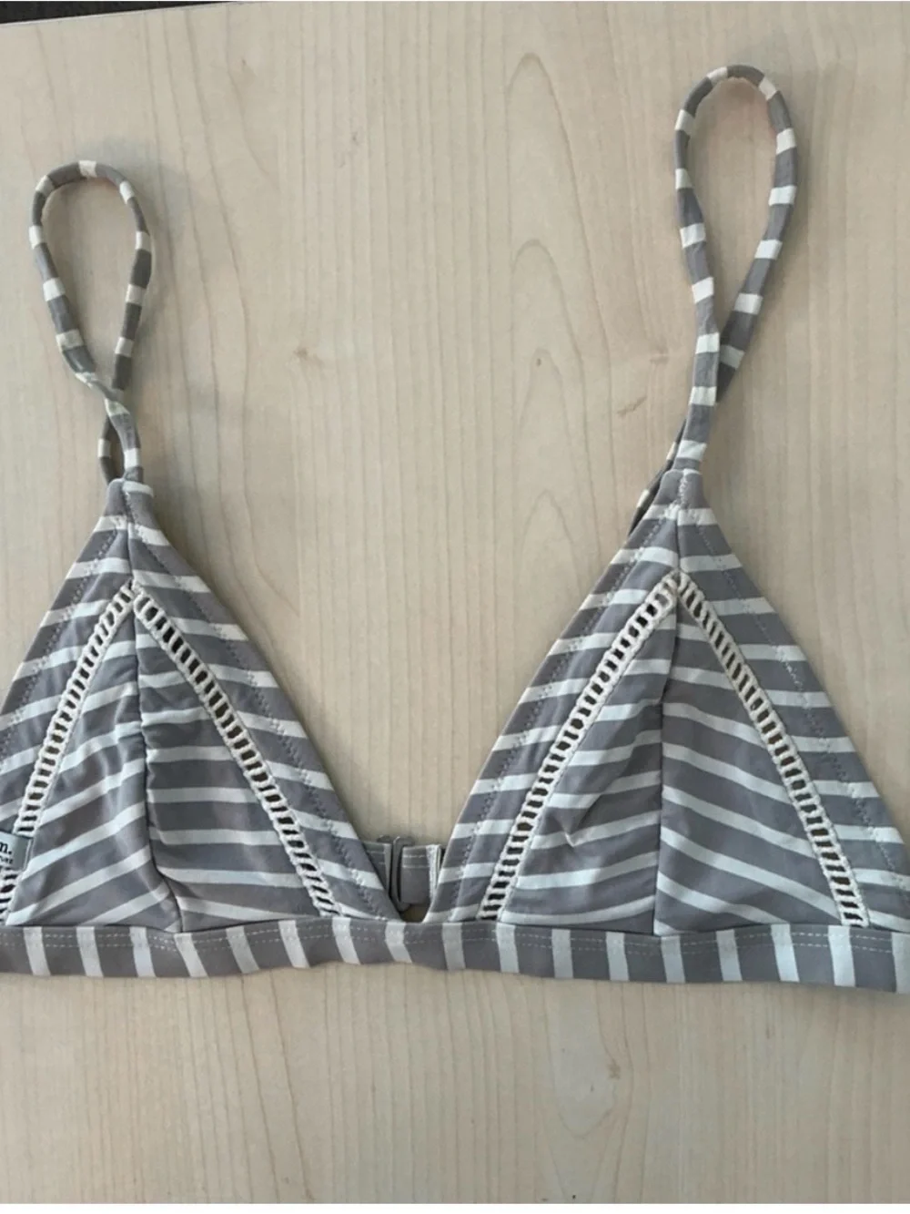 Rhythm triangle bikini top
